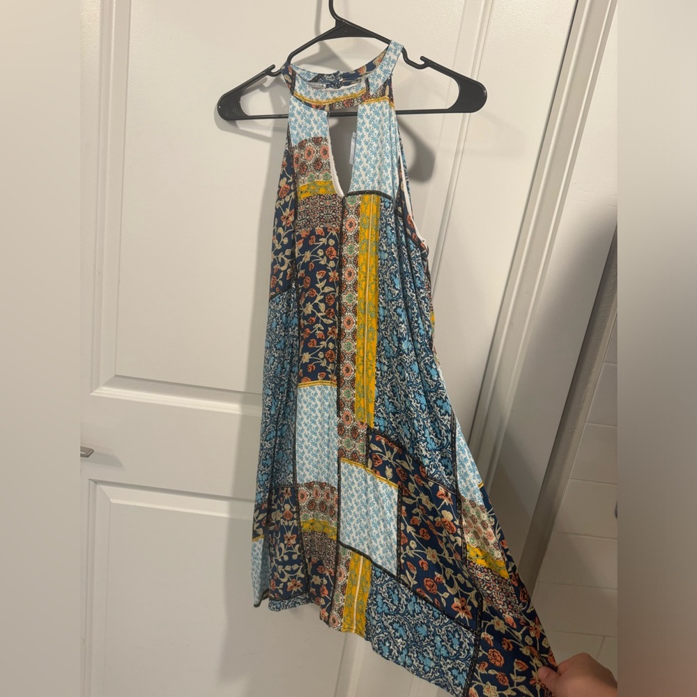 Multipattern dress